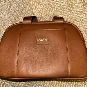 Igloo Brown Leather Lunch Cooler